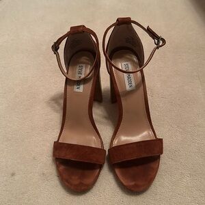 Steve Madden Brown Suede Heels